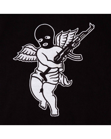 Doomsday No More Space Embroidered Denim Jackt Black