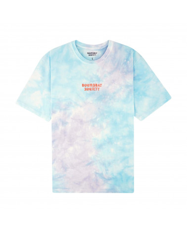 Doomsday Forked Tongue Tiedye-T-Shirt Light Blue