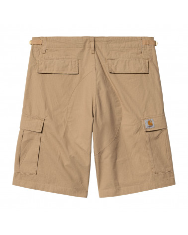 Carhartt Wip Aviation Short - Dusty H Brown (Rinsed)