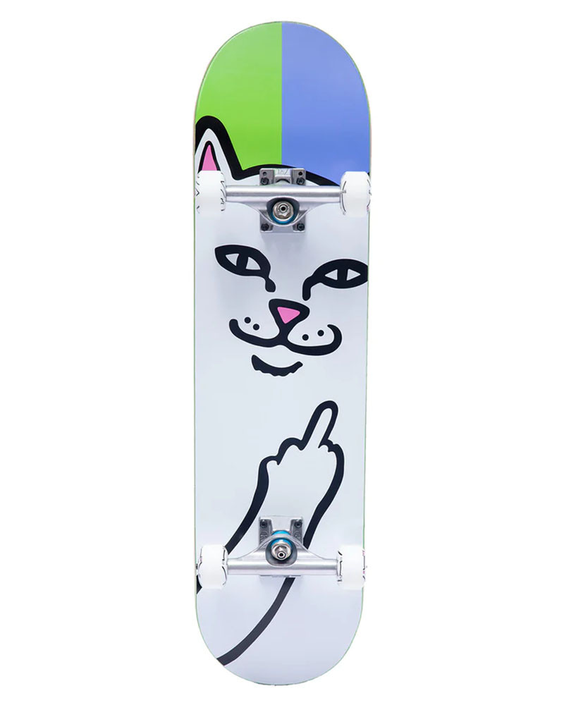 RIPNDIP Lord Nermal Complete Skateboard (Green / Blue) 8.25"