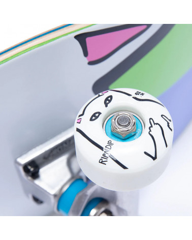 RIPNDIP Lord Nermal Complete Skateboard (Green / Blue) 8.25"