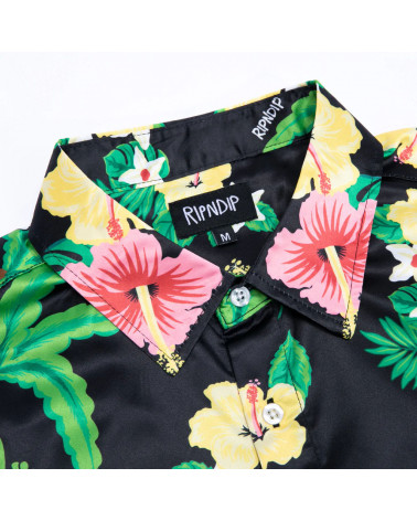 RIPNDIP Aloha Nerm Short Sleeve Button Up (Black)