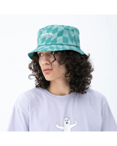 RIPNDIP Checked Bucket Hat (Olive)