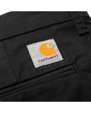 Carhartt Wip Pantaloni Sid Pant Black Rinsed