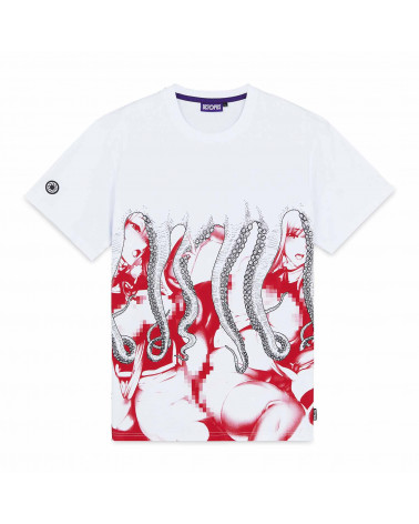 Octopus T-Shirt Hentai Tee White