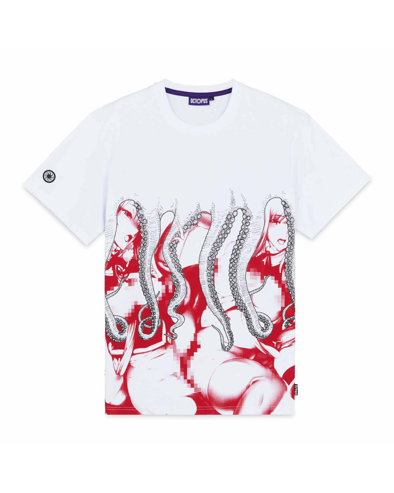Octopus T-Shirt Hentai Tee White
