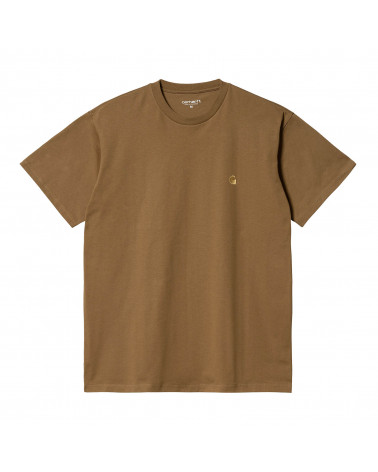 Carhartt Wip Chase T-Shirt Hamilton Brown/Gold