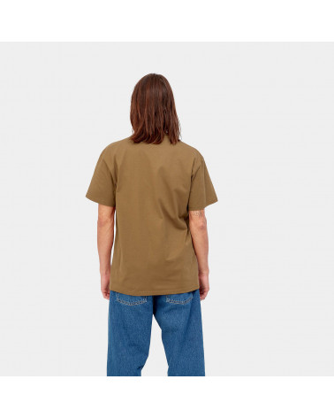 Carhartt Wip Chase T-Shirt Hamilton Brown/Gold