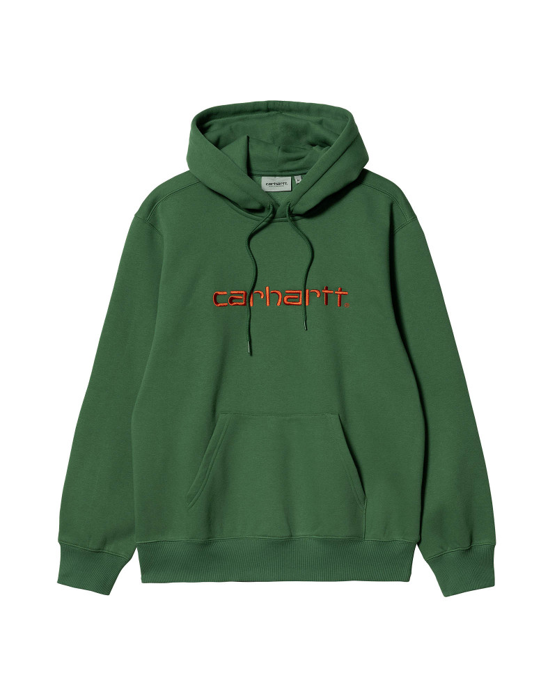 Carhartt Wip Hooded Carhartt Sweat Bonsai/Brick