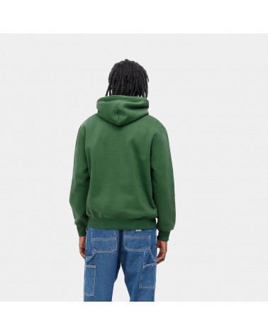 Carhartt Wip Hooded Carhartt Sweat Bonsai/Brick