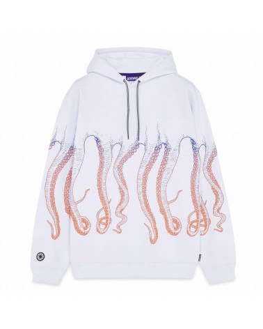 Octopus Gradient Hoodie White