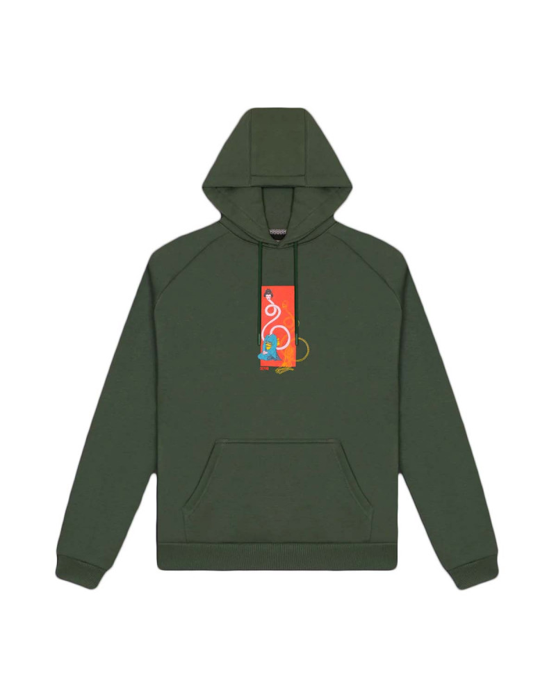 Dolly Noire Rokurokubi Hoodie Green