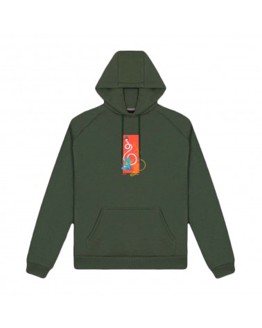 Dolly Noire Rokurokubi Hoodie Green