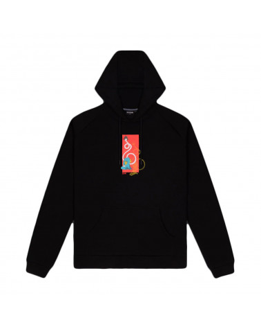 Dolly Noire Rokurokubi Hoodie Black