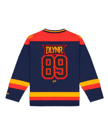 Dolly Noire GOAT Classic Hockey-Crewneck Blue/Red