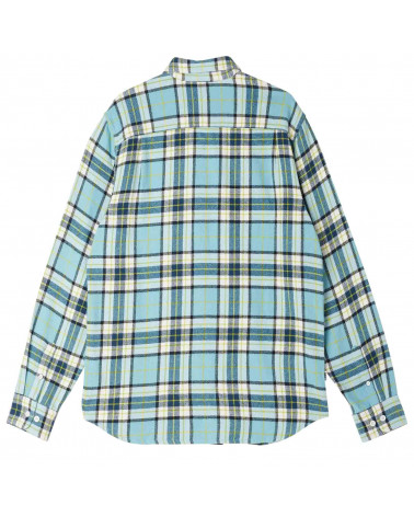 Obey Vince Shirt Artic Blue Multi