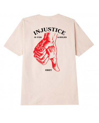 Obey Thumbs Down Classic Tee Cream