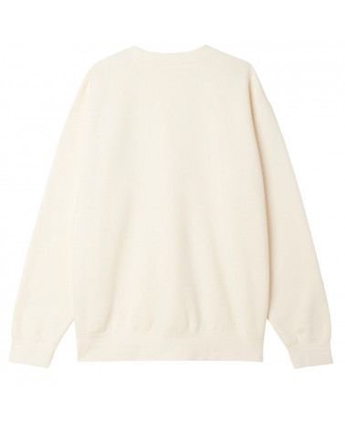 Obey Established Works Eyes Crewneck Unbleached