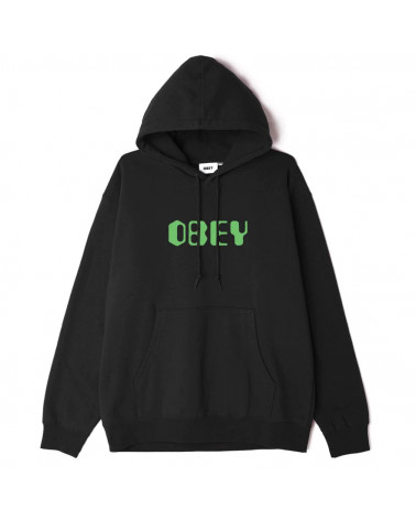 Obey Grafx Premium Hood Fleece Black