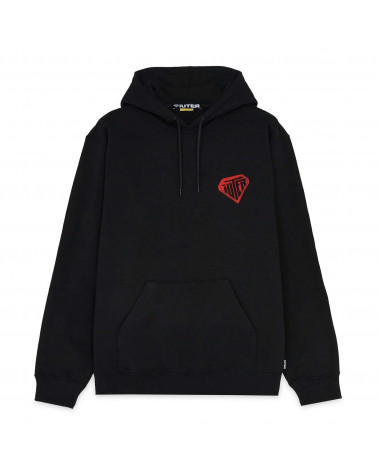 Iuter Stencil Hoodie Black