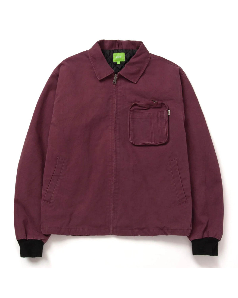 HUF Bowen Work Jacket Wine