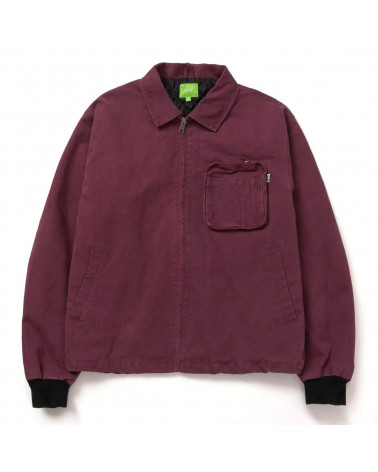 HUF Bowen Work Jacket Wine