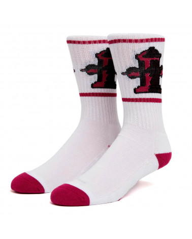 HUF Bookend Sock Red