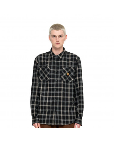 Santa Cruz Apex L/S Shirt Black/Check
