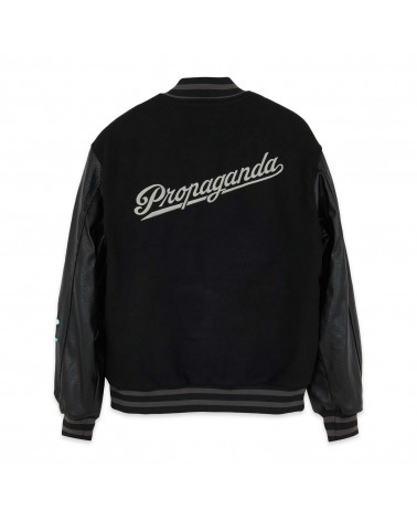 Propaganda Dirty Street College Jacket Black
