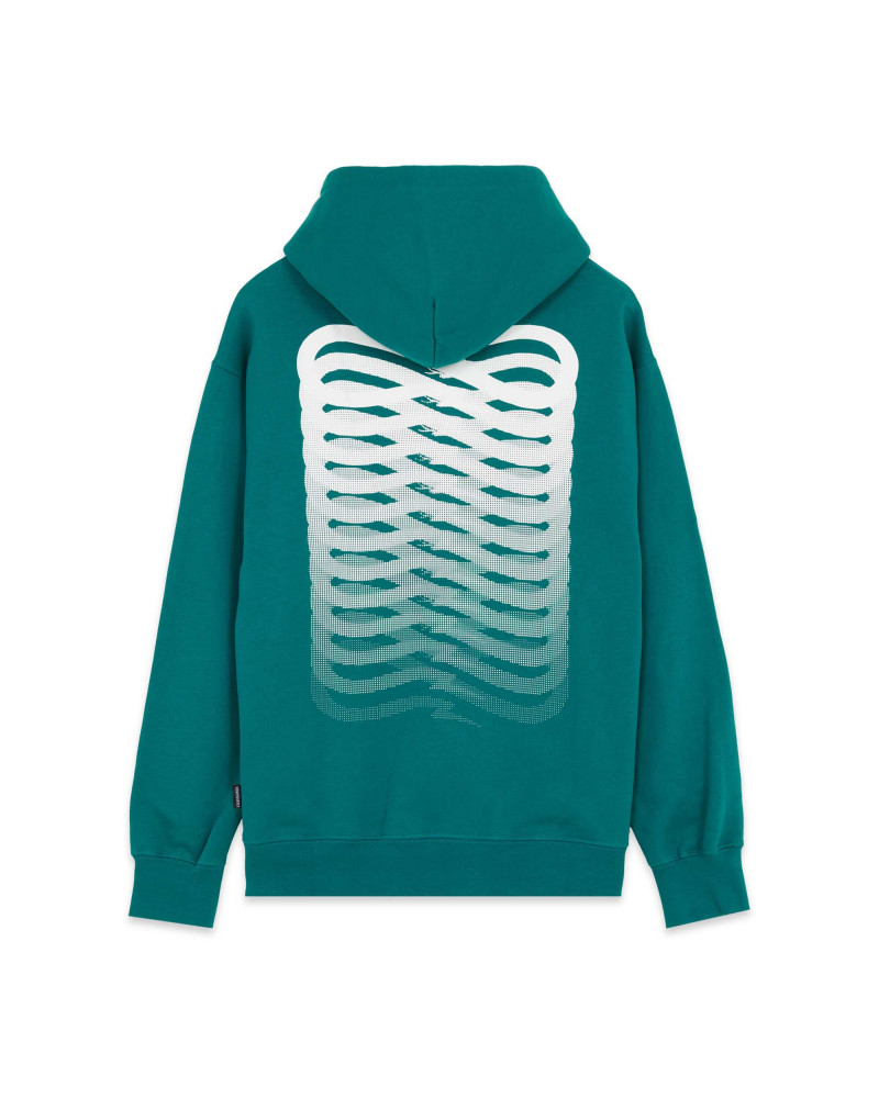 Propaganda Ribs Hoodie Petrol