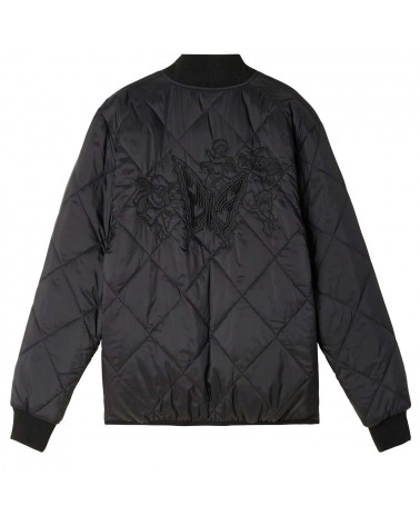 Obey Quilted Jacket Black