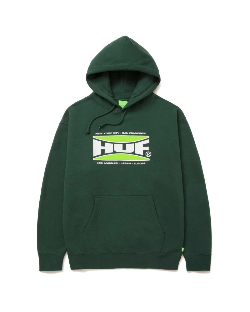 HUF Bolt P/O Hoodie Forest Green