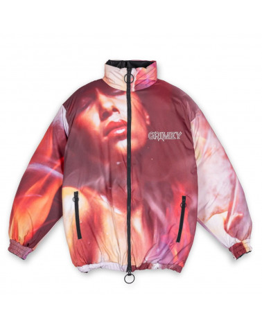 Grimey "WEST BOUND" Reversible Puffy Jacket - Black