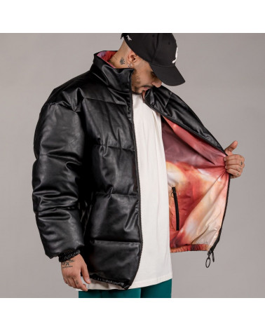 Grimey "WEST BOUND" Reversible Puffy Jacket - Black