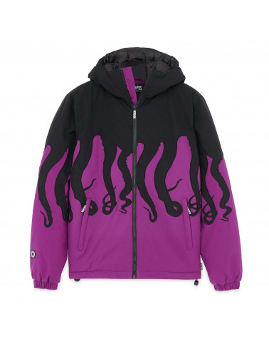 Octopus Layer Hood Jacket Purple