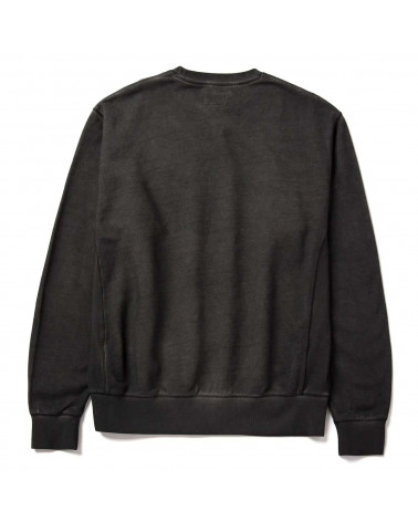 HUF 12 Galaxies Faded Crewneck Gun Metal