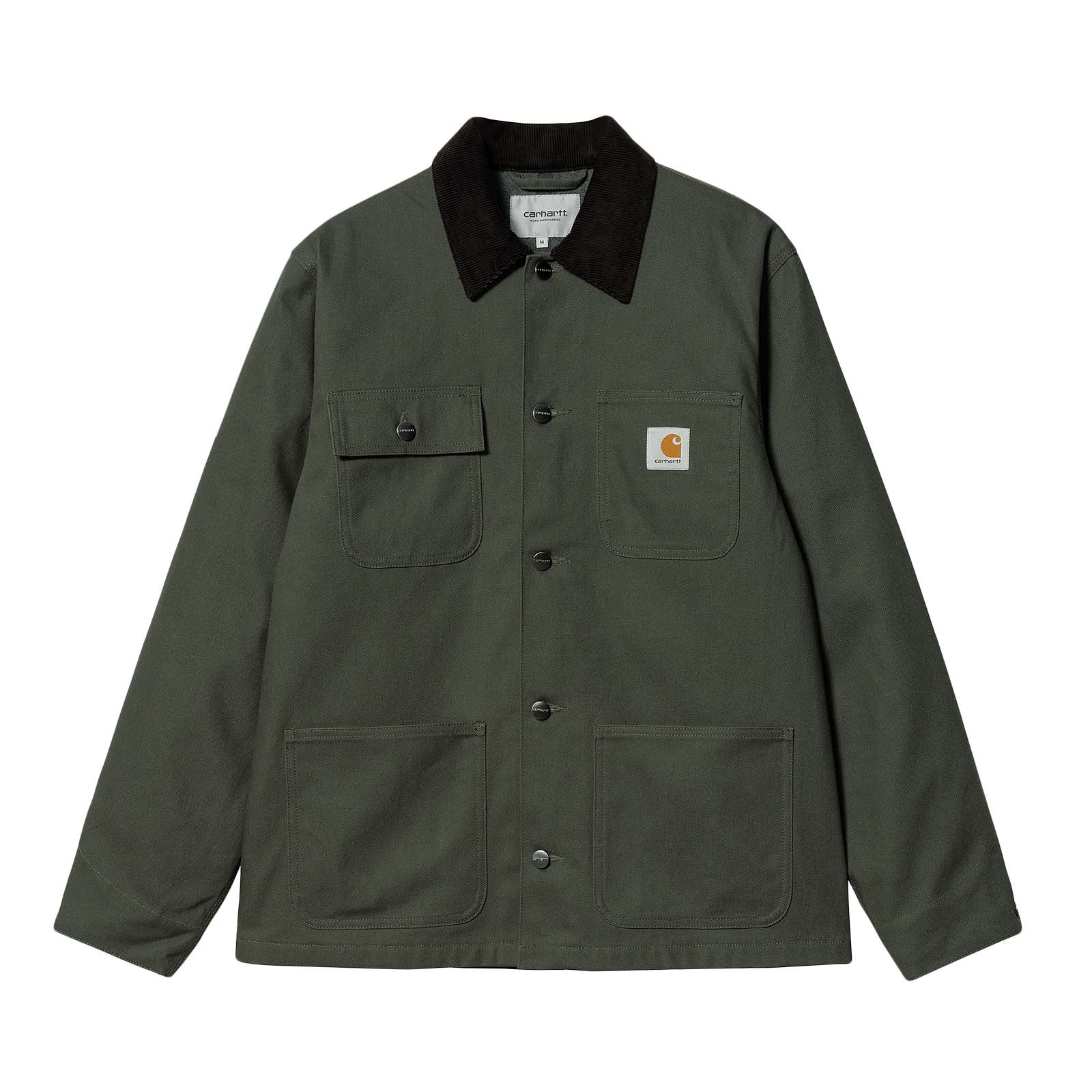 早い者勝ち！Carhartt michigan coat ヴィンテージ Carhartt WIP Michigan Chore Coat Spring Black Rinsed Canvas