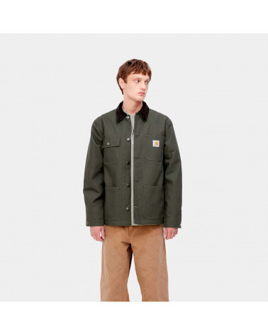 Carhartt Wip Michigan Coat (Winter) Boxwood Black Rigid