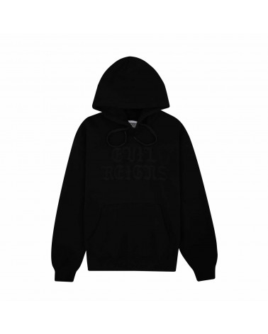 Doomsday Evil Reigns Embroidered Hoodie Black