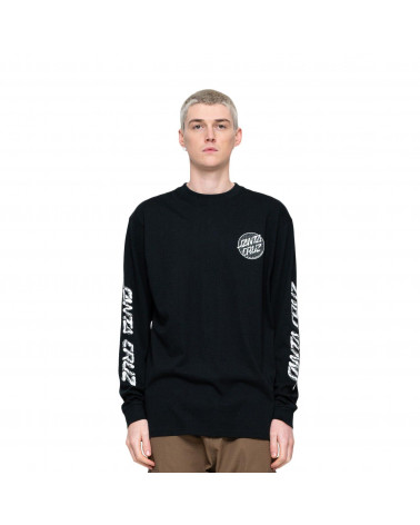 Santa Cruz Alive Hand L/S T-Shirt Black