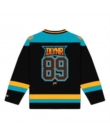 Dolly Noire GOAT Classic Hockey Crewneck Black/Blue