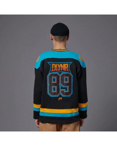 Dolly Noire GOAT Classic Hockey Crewneck Black/Blue