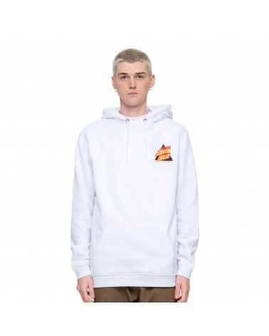 Santa Cruz Flamed Not A Dot Hood White