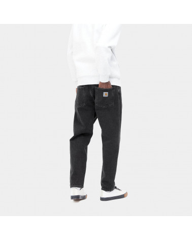 Carhartt Wip Newel Pant Black (Stone Washed)