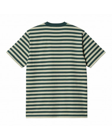 Carhartt Wip Scotty Pocket T-Shirt Scotty Stripe/Botanic Agave