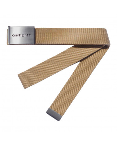 Carhartt Wip Clip Belt Chrome/Dusty H Brown