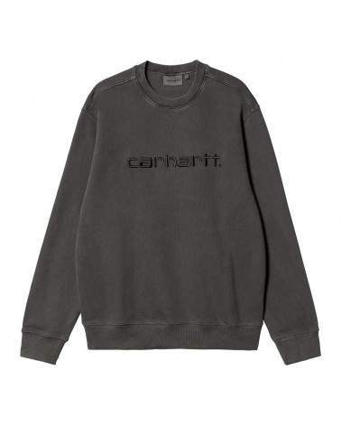 Carhartt Wip Duster Sweat Black (Garment Dyed)