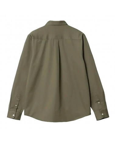 Carhartt Wip L/S Madison Shirt Buffalo/White