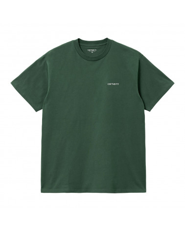 Carhartt Wip Script Embroidery T-Shirt Treehouse/White