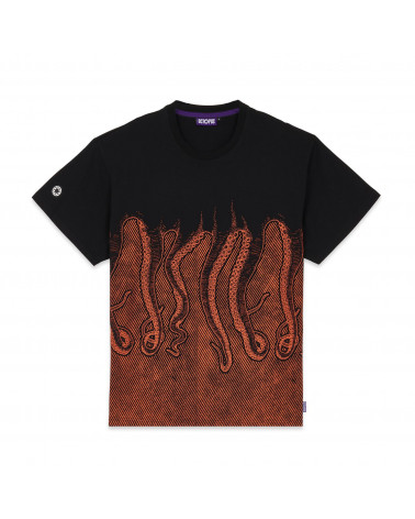 Octopus Univerity Tee Orange/Black